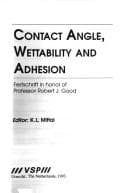 Cover image for Contact Angle Wettability and Adhesion