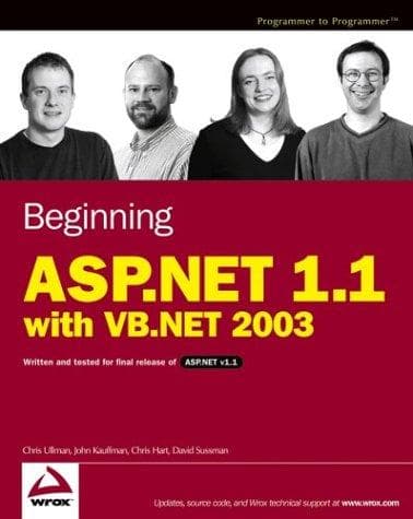 Cover image for Beginning ASP.NET 1.1 with VB.NET 2003