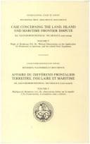 Cover image for Case Concerning the Land, Island and Maritime Frontier Dispute (El Salvador/Honduras: Nicaragua Intervening) =: Affaire Du Differend Frontalier Terres ... Et Documents / Cour Internationale de)