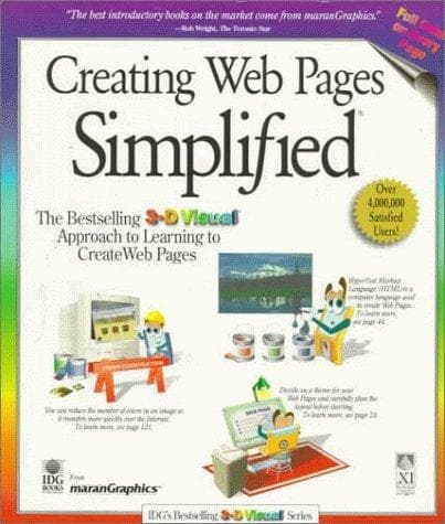 Cover image for Creating Web pages simplified.