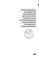 Cover image for Demographic Statistics European Statistics 1988