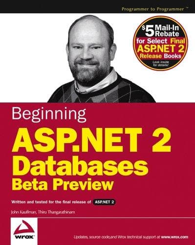 Cover image for Beginning ASP.NET 2.0 databases
