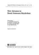 New advances in renal ammonia metabolism