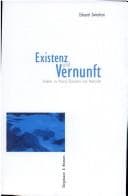 Cover image for Existenz und Vernunft. Studien zu Pascal, Descartes und Nietzsche.
