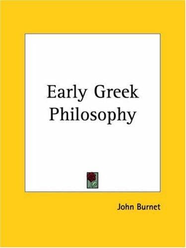 Cover image for Early Greek Philosophy