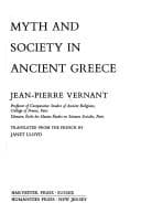 Cover image for Myth and society in ancient Greece