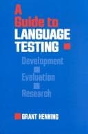 Cover image for A guide to language testing