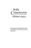 Cover image for Bodily communication