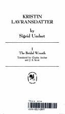 Cover image for Kristin Lavransdatter