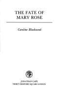 Cover image for The fate ofMary Rose