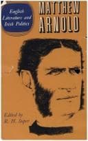 Cover image for Complete prose works of Matthew Arnold