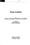 Cover image for Don Carlos