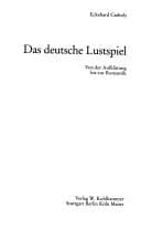Das deutsche Lustspiel