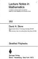 Cover image for Stratified polyhedra.