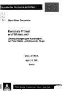 Kunst als Protest und Widerstand