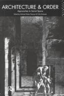 Cover image for Architecture and order