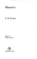 Cover image for Maurice