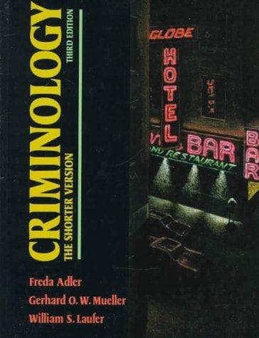 Cover image for Criminology