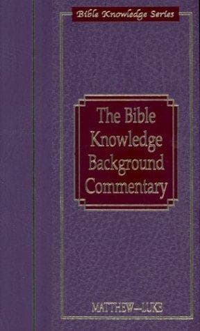 Cover image for The Bible Knowledge Background Commentary