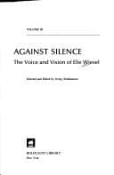 Cover image for Against silence