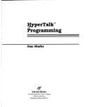 Cover image for HyperTalk programming