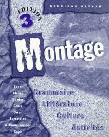 Cover image for Montage