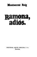 Cover image for Ramona, adiós