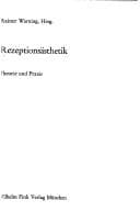 Cover image for Rezeptionsästhetik