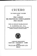 Cover image for Pro Caelio