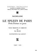 Cover image for Le  Spleen de Paris