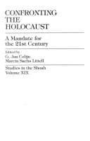 Cover image for Confronting the Holocaust