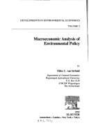 Cover image for Macroeconomic analysis of environmental policy
