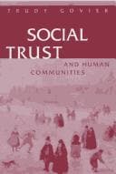 Cover image for Social trust and human communities