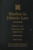 Cover image for Studies in Islamic law