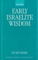 Cover image for Early Israelite wisdom