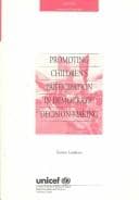 Cover image for Promoting Children's Participation in Democratic Decisions
