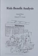 Cover image for Risk-Benefit Analysis