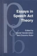 Cover image for Essays in speech act theory