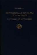 Orthodoxy and Platonism in Athanasius