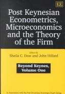 Cover image for Post Keynesian econometrics, microeconomics and the theory of the firm