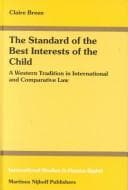 Cover image for standard of the best interests of the child