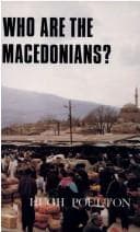 Cover image for Who are the Macedonians?