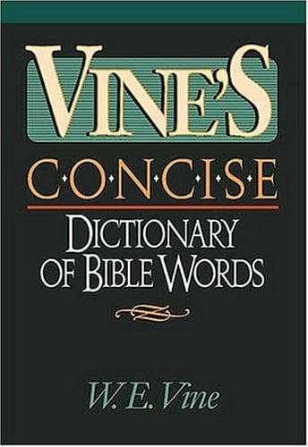 Cover image for Vine's Concise Dictionary Of Bible Words Nelson's Concise Series