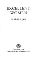 Cover image for Excellent women