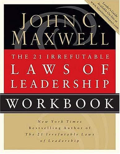 Cover image for The 21 Irrefutable Laws Of Leadership, Workbook