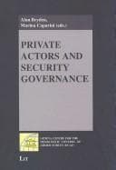 Cover image for Private actors and security governance