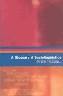 Cover image for A Glossary of Sociolinguistics