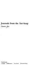 Cover image for Journals from the ant-heap