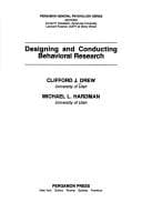 Cover image for Designing and conducting behavioral research