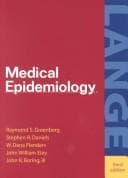 Cover image for Medical epidemiology